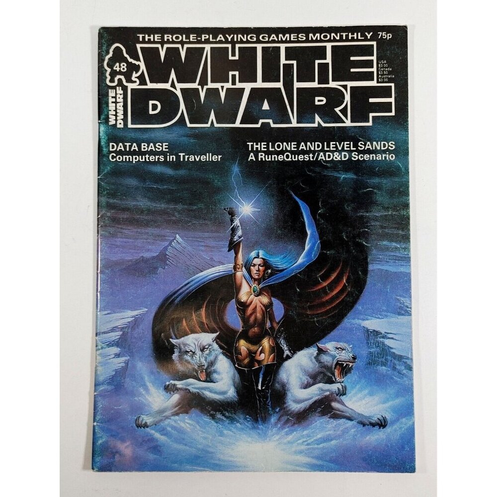White Dwarf Magazine Issue 48 Games Workshop Data Base Computers in Traveller